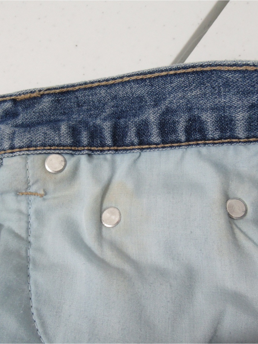 One Oneteaspoon  Juliettes High Waist Firm Fit Star Butt Panel Denim Shorts 25 - Picture 10 of 16